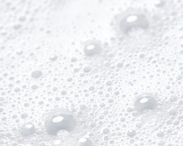 Cleanser texture rub.