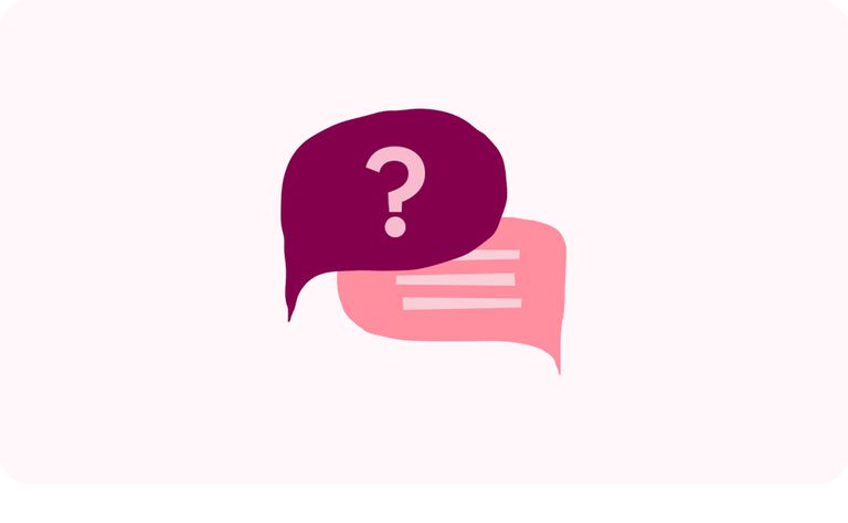 Icono ilustrativo de bocadillo de conversaci&oacute;n &ndash; Mary Kay 