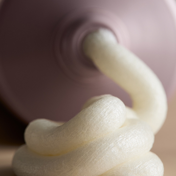 Texture rub of moisturizer
